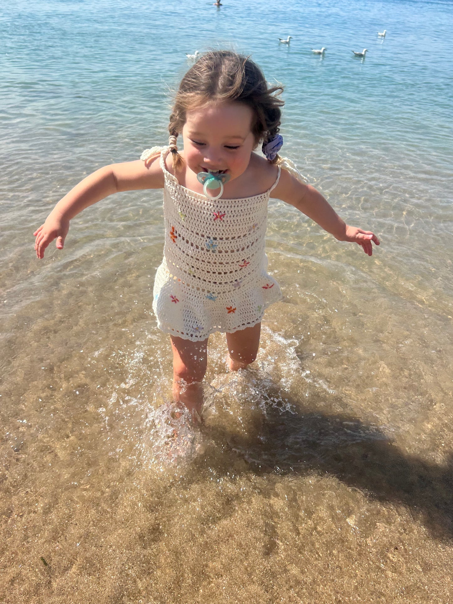 Cover me in flowers Crochet dress