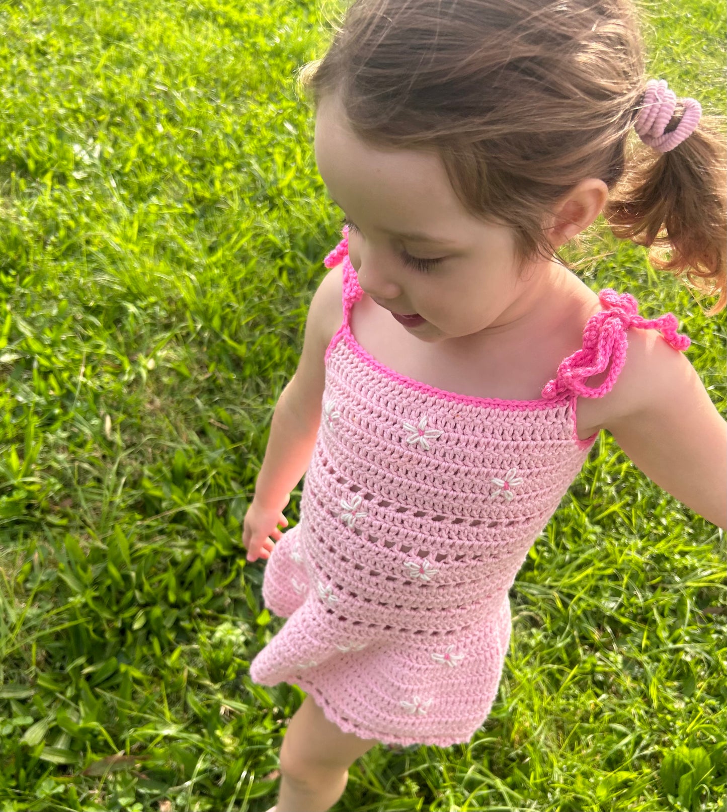Pink cover me in flowers dress