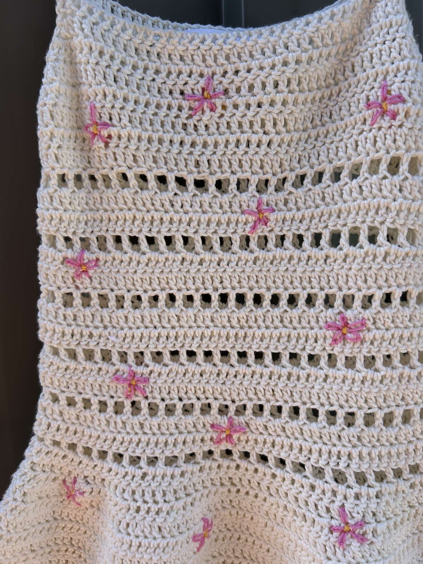 Pink flower dress